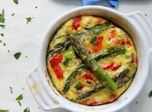 Roasted Asparagus Frittata