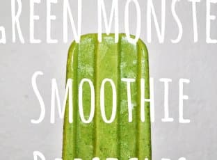 Green Monster Smoothie Popsicles