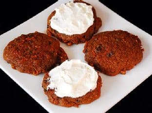 Carrot Raisin Chocolate Chip Cookies