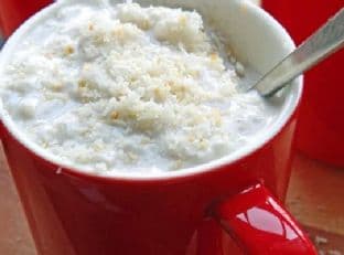 Coconut milk risotto (Arborio rice pudding)