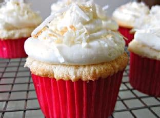 Double Coconut Cupcakes