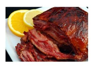Fruit Glazed Corned Beef