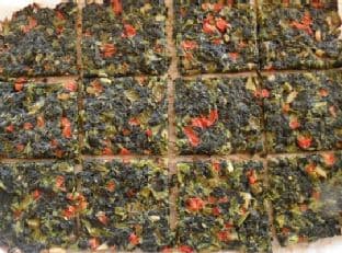 Gluten Free & Flour-Less Bread with Collard Greens