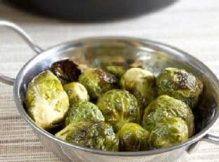 Honey Dijon Roasted Brussels Sprout