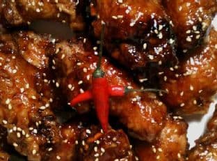 Korean Extra Crispy Fried Chicken w Sweet Spicy Glaze