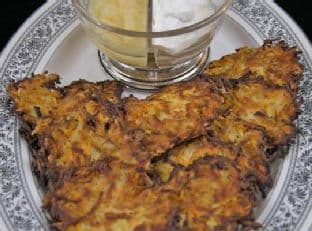 Latkes; Fried Vegetable Pancakes from Europe and the Middle East