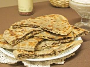 Middle Eastern Stuffed Lentil Zatar Bread