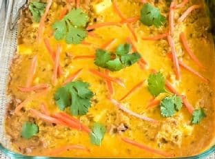 Paneer And Farro Casserole
