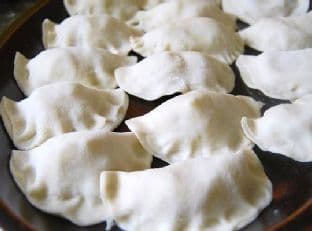 Pierogies with Caramelized Onion, Cabbage, and Potato