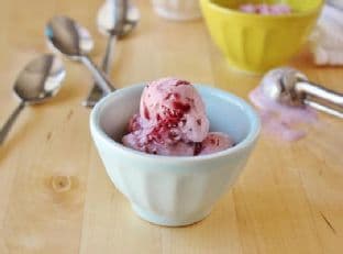 Roasted Strawberry Coconut Milk Ice Cream