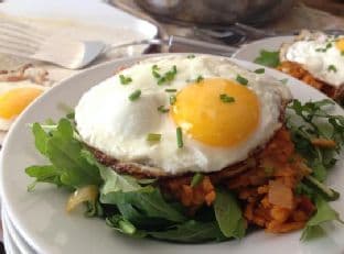 Sweet Potato Kimchi Hash Brunch - gluten free, dairy free, vegetarian
