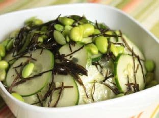 Arame Edamame Cucumber Salad