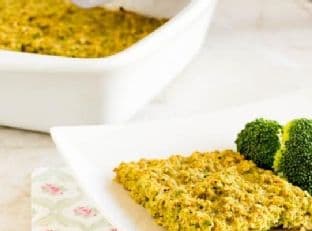 Broccoli Oatmeal Breakfast Casserole