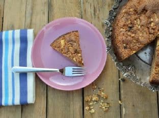 Chocolate Nutella Walnut Cake