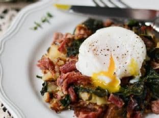 Corned Beef Hash with Kale