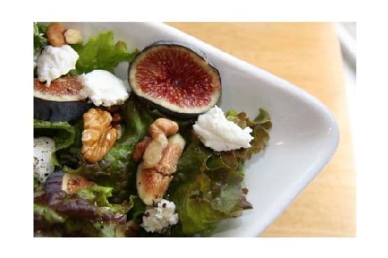 Fig, Goat Cheese and Walnut Salad
