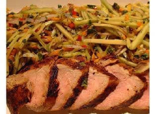 Ginger Grilled Pork Tenderloin