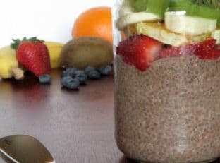 Mint Chocolate Chia Pudding