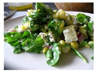 Peppery, Tangy Corn Salad