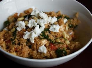 Spinach, Tomato & Onion Couscous