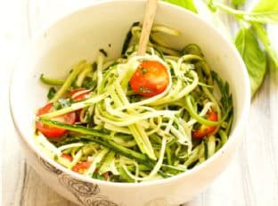 Zucchini Noodles with Pesto